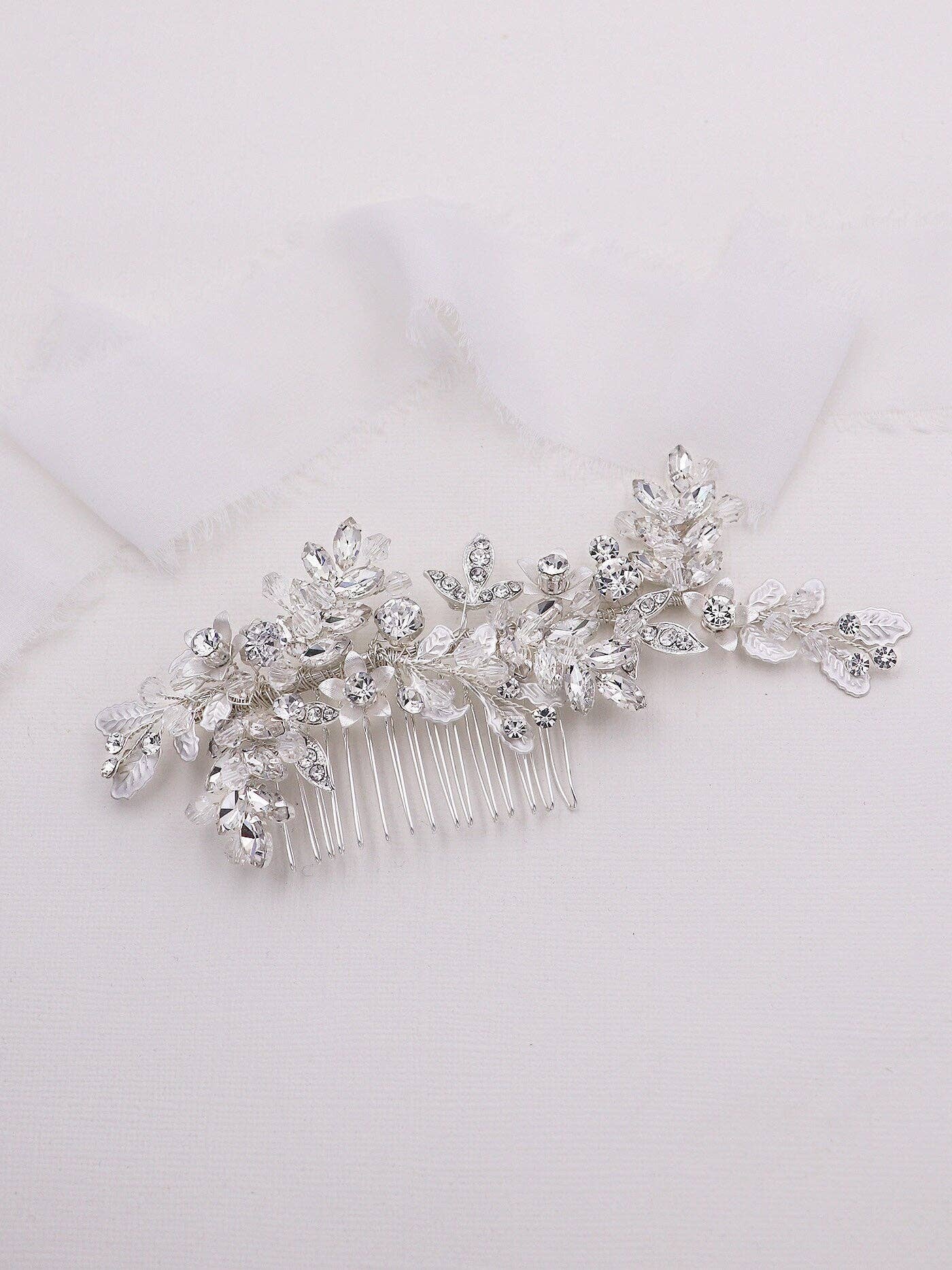allureweddingjewelry - Wholesale Hair Pin - Halley Crystal Hair Comb0
