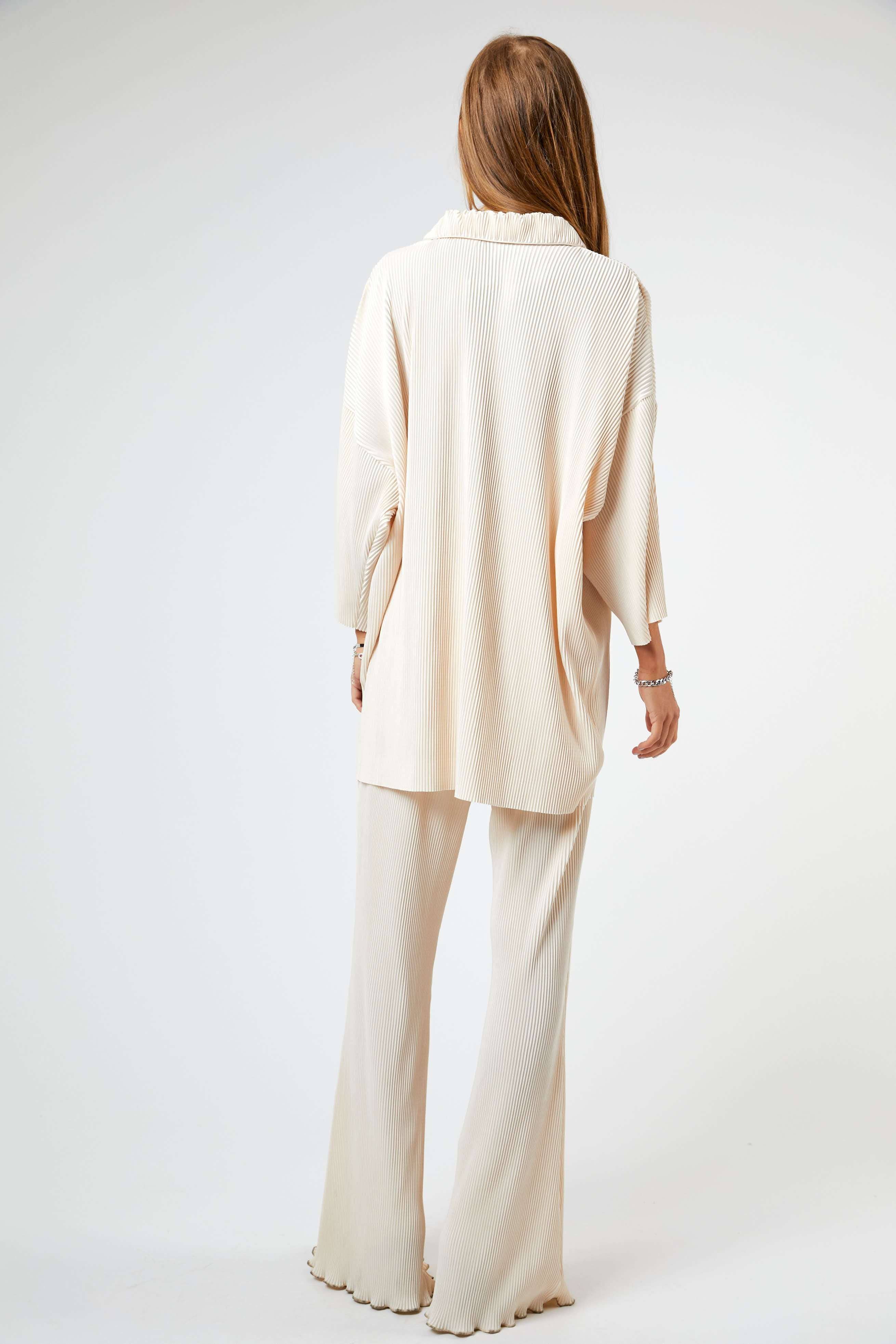 Davi & Dani - Wholesale Broek - Dames - BELBROEK MET GERIMPELDE PLOOIEN EN ELASTISCHE TAILLEBAND4