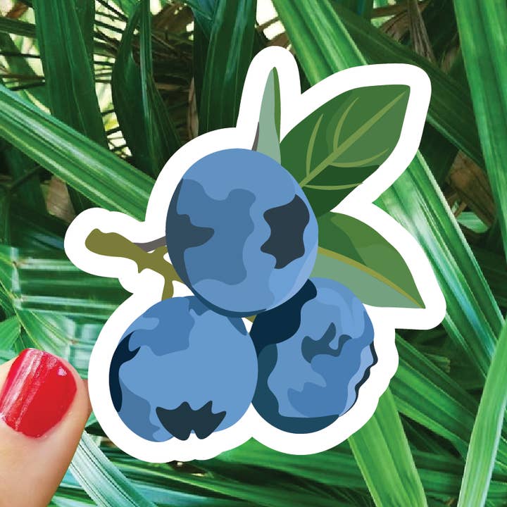 Blueberry Sticker for wholesale by Bee Beachey Designs