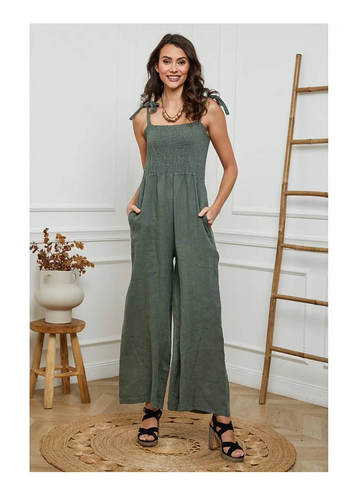 LÉA & LUC – wholesale Jumpsuit - Dam – Jumpsuit i 100 % linne REF. 1939033