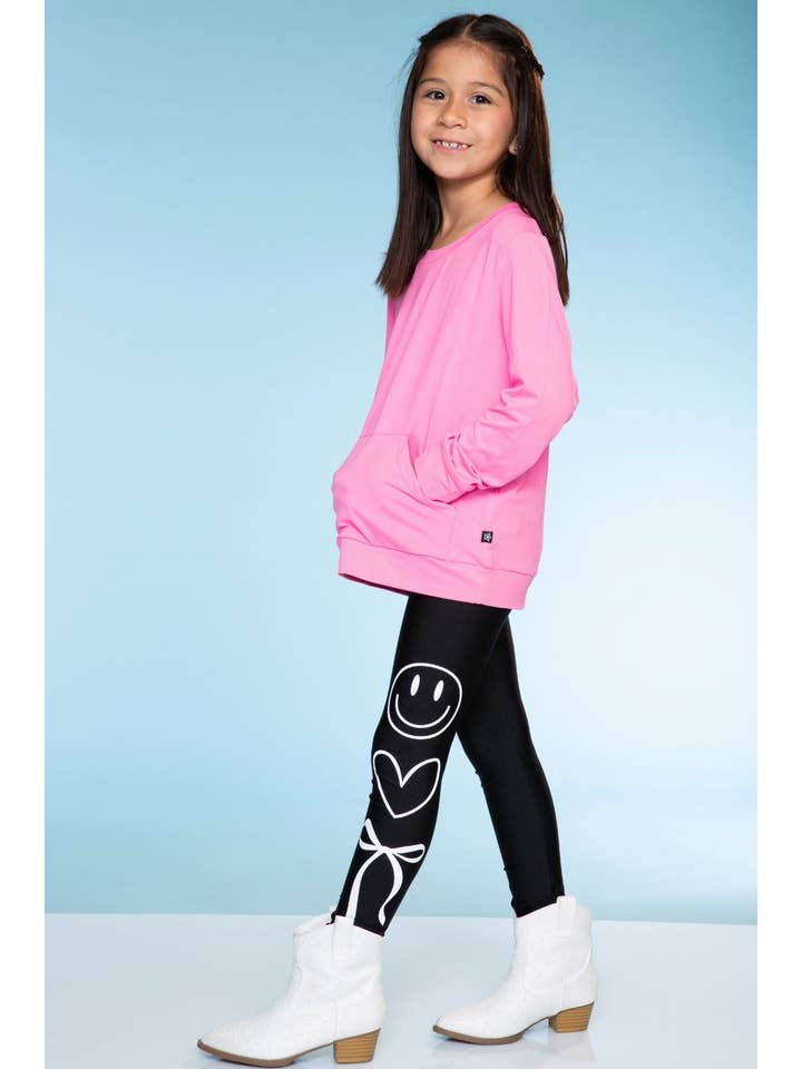 PixieLane - Wholesale Fashion Leggings - Kids - High Shine Long Legging14