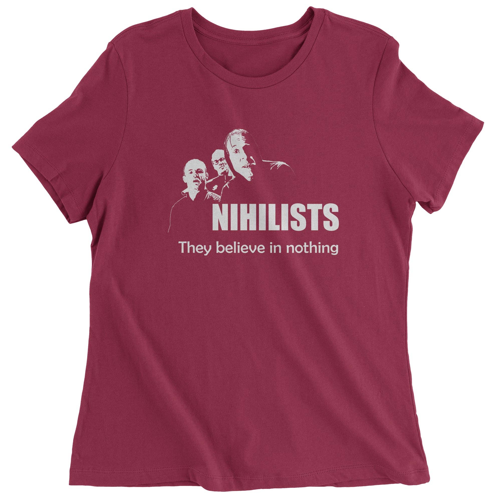 Ferocitees - Wholesale Screen Printed T-Shirt - Women's - Nihilists Lebowski Women's T-Shirt5
