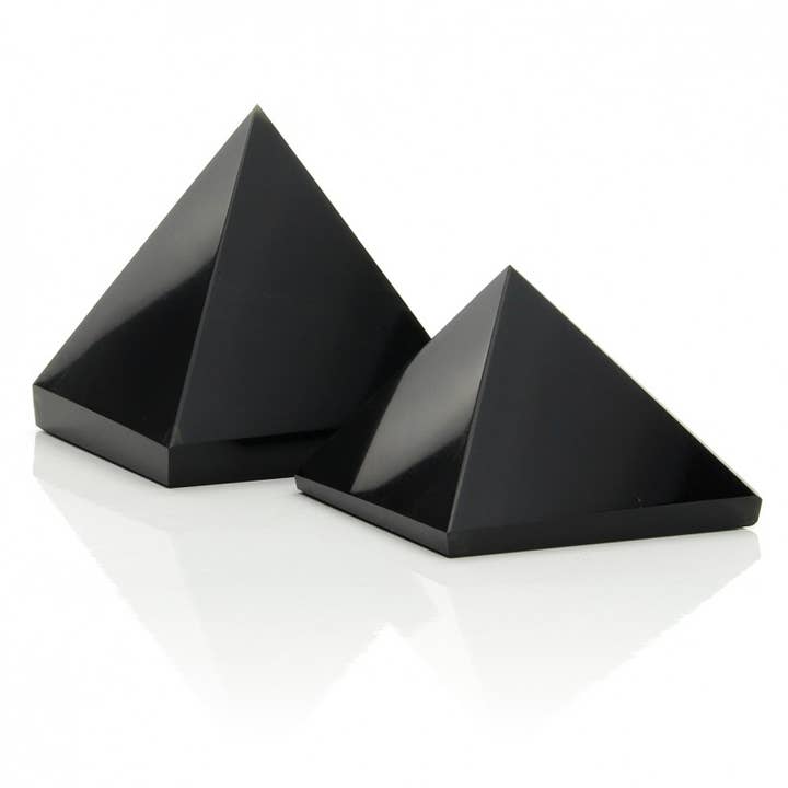 Black Obsidian Pyramid, 5 cm for wholesale by UniArt
