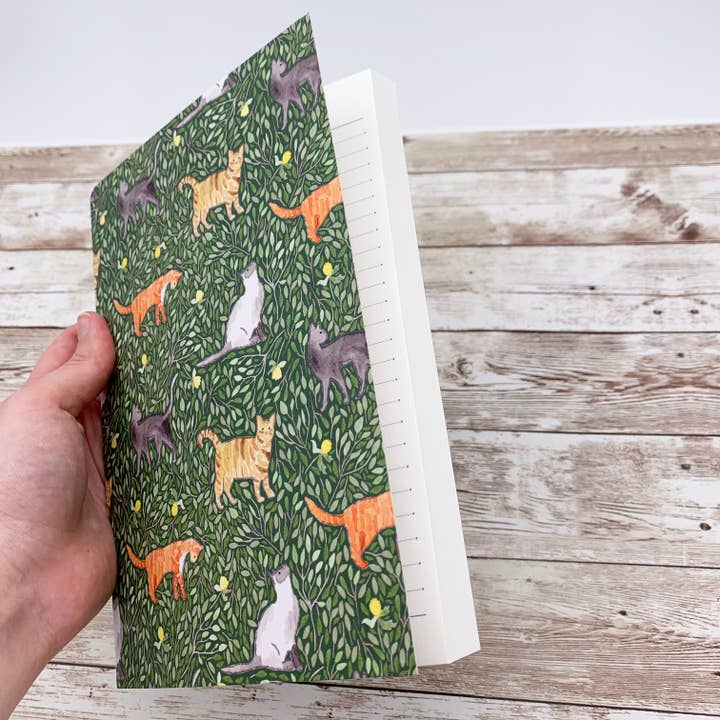 Samantha Hall Designs - Wholesale Notebook - Cat A5 Lined Notebook2