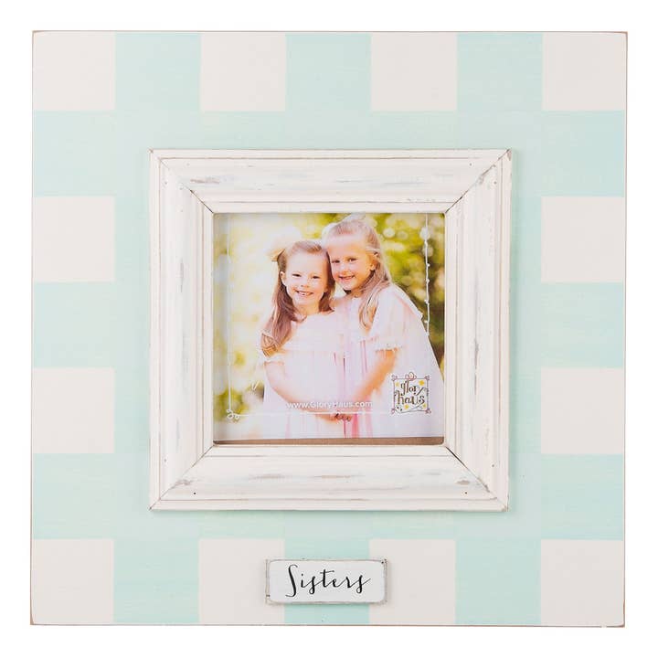 Glory Haus - Wholesale Picture Frame - Sisters Plaid Frame