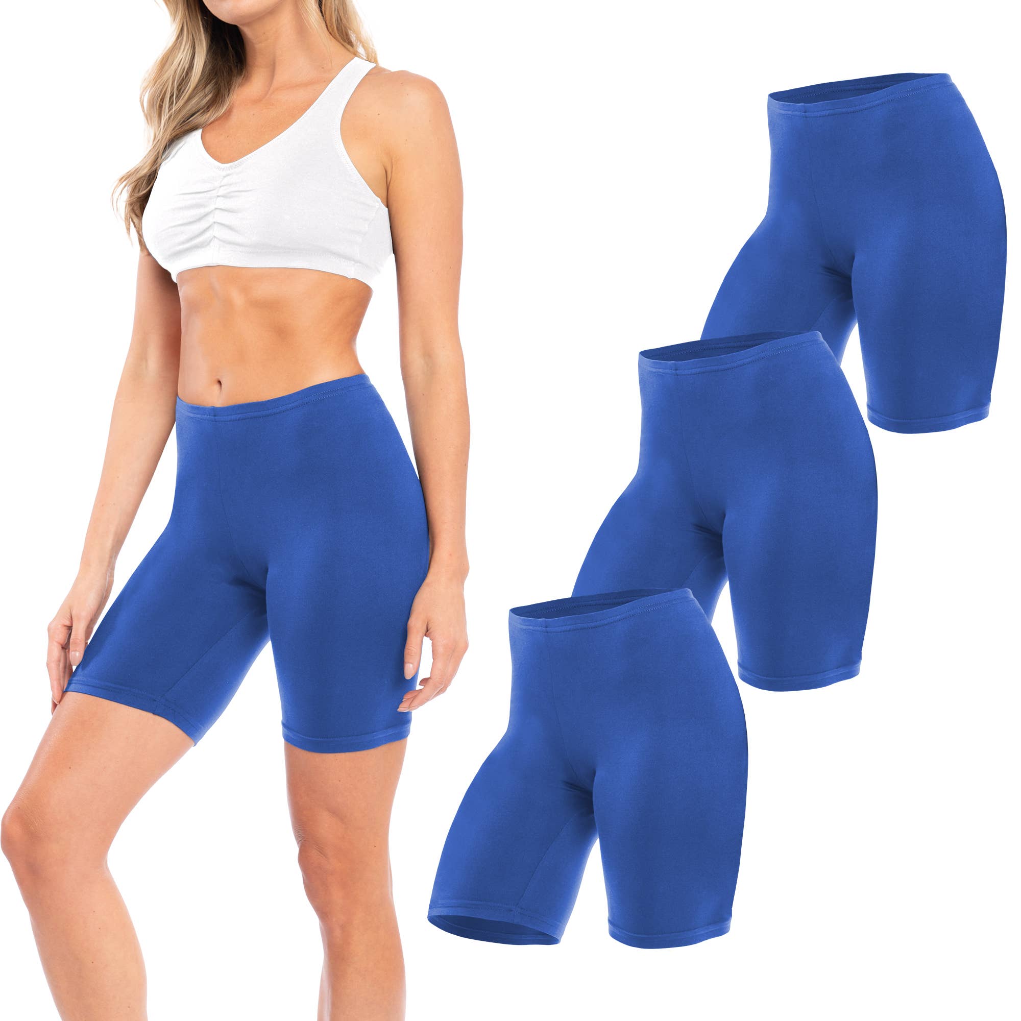 I-Wear Brands - Wholesale Athletic Shorts - Women's - 3 Pack Women's Cotton Boy Shorts Underwear Anti Chafing21