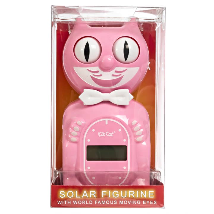 Kit-Cat Klock - Wholesale Alarm Clock - Solar Kit-Cat Digital Alarm Klock – Pink Satin