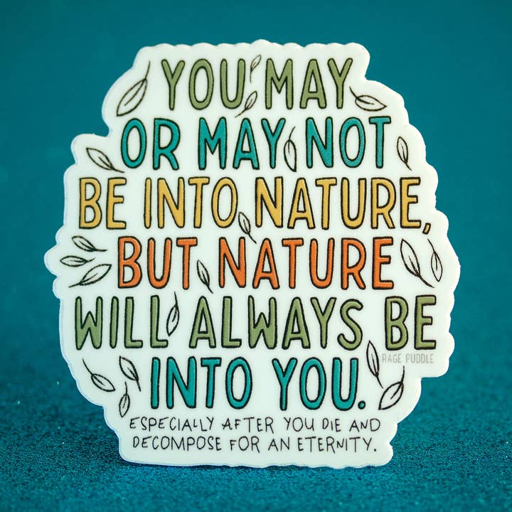 Into DARK Nature - Autocolante Vinil por atacado de Little Hiker Bird