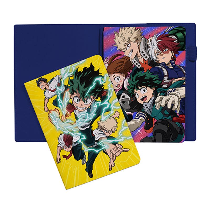 Insight Editions - #1 Pop Culture Publisher - Wholesale Notebook - My Hero Academia: Class 1-A Traveler's Notebook Set6