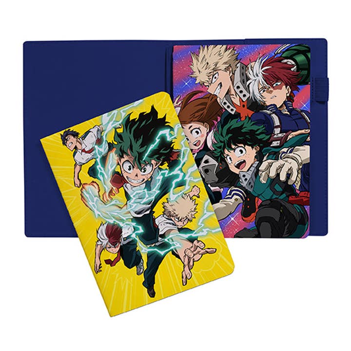 Insight Editions - #1 Pop Culture Publisher - Wholesale Notebook - My Hero Academia: Class 1-A Traveler's Notebook Set6