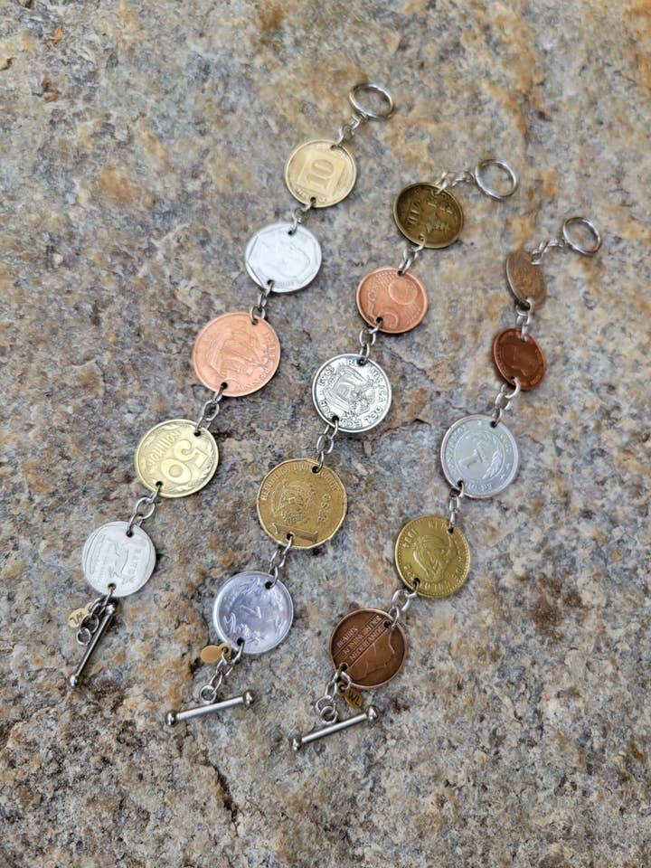 Bracelet à maillons à pièces mixtes pour la vente par World Links