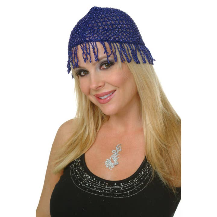 Western Fashion – Großhandel Fashion-Stirnband – Damen – Perlenkappe - Kurze Fransen10