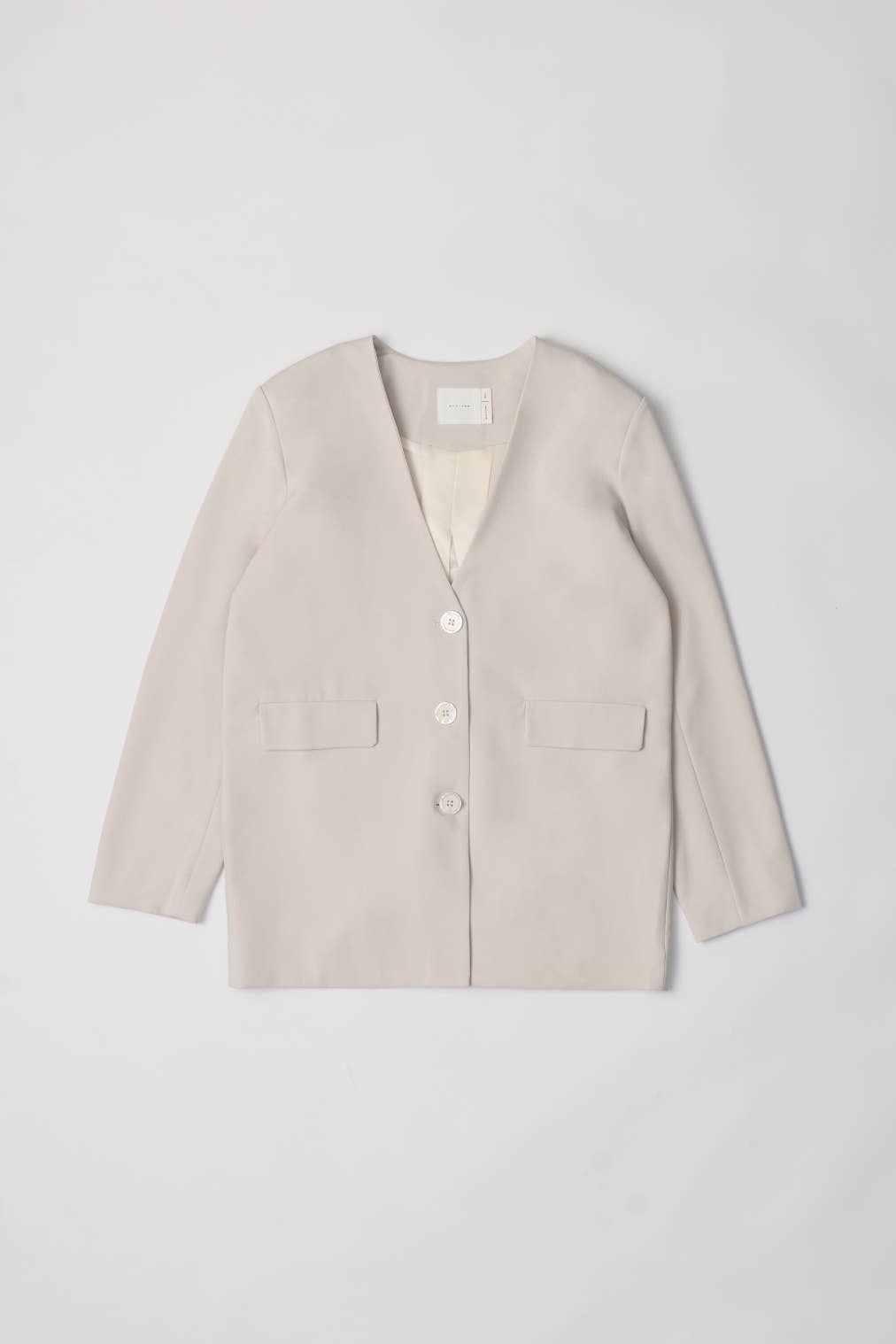 All Row - Wholesale Blazer - Women's - The Eleanor Blazer | Deep V-Neck Oversized Blazer8