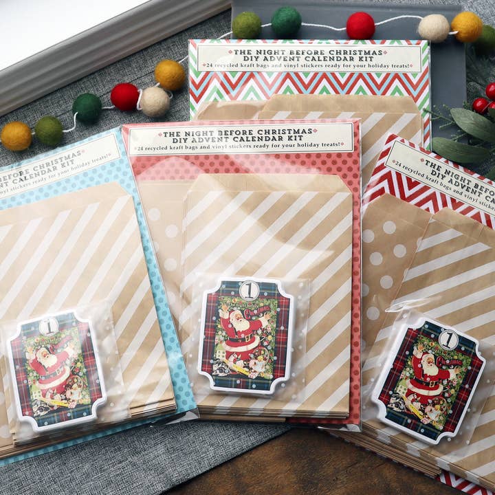Advent Calendar DIY Kit - 'Twas the Night Before Christmas for wholesale by Sunshine and Ravioli