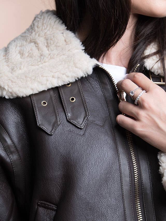 SWEET MAGIC MODA Y COMPLEMENTOS - Wholesale Jacket - Women's - SHEEP JACKET WITH ZIPPER 2