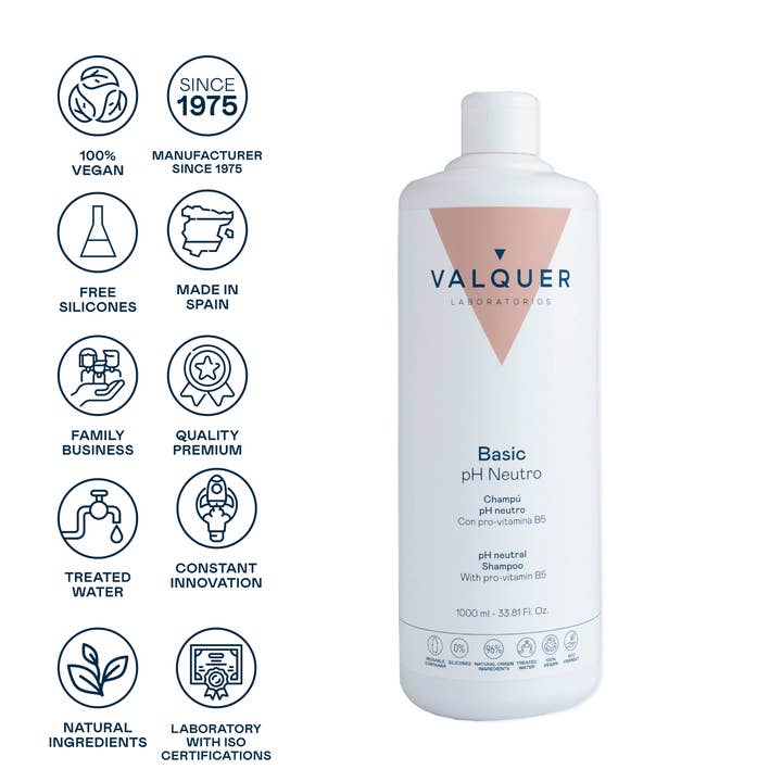 Valquer Laboratorios - Wholesale Hair Shampoo - Neutral PH Shampoo - 1000 ml3