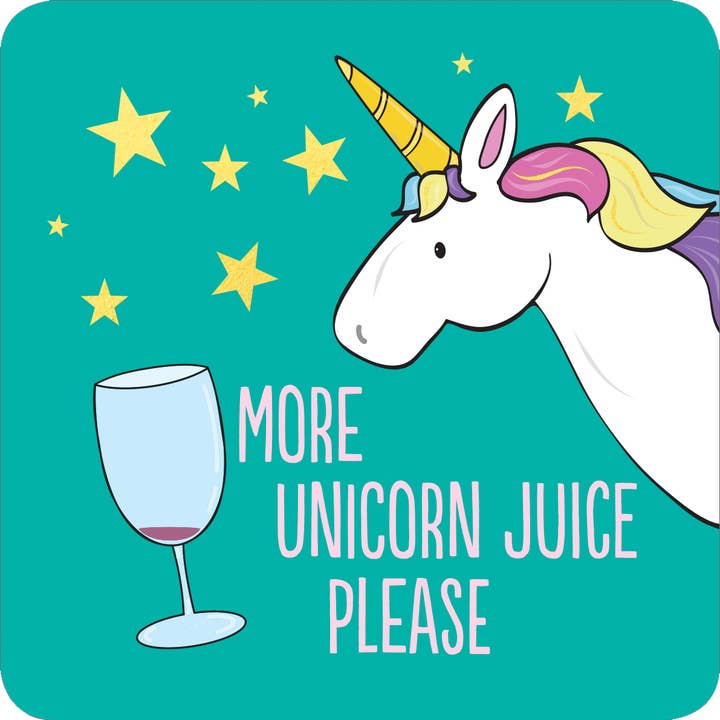 Peter Pauper Press - Wholesale Coasters - Unicorn Coasters (Set of 8)8