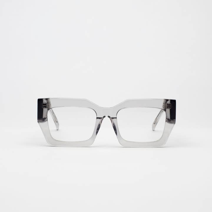 Edera Eyewear - Wholesale Eyeglasses - Women's - Elio - Transparent Grey Optical Lens