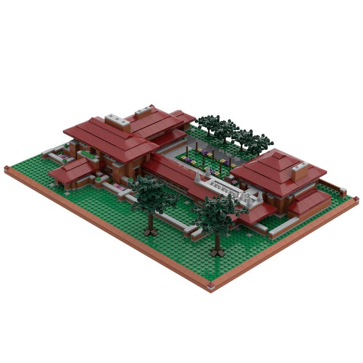 The Atom Brick - Venta al por mayor Juegos de construcción - Niños - El ladrillo atómico La casa de Frank Lloyd Wright y Darwin D. Martin