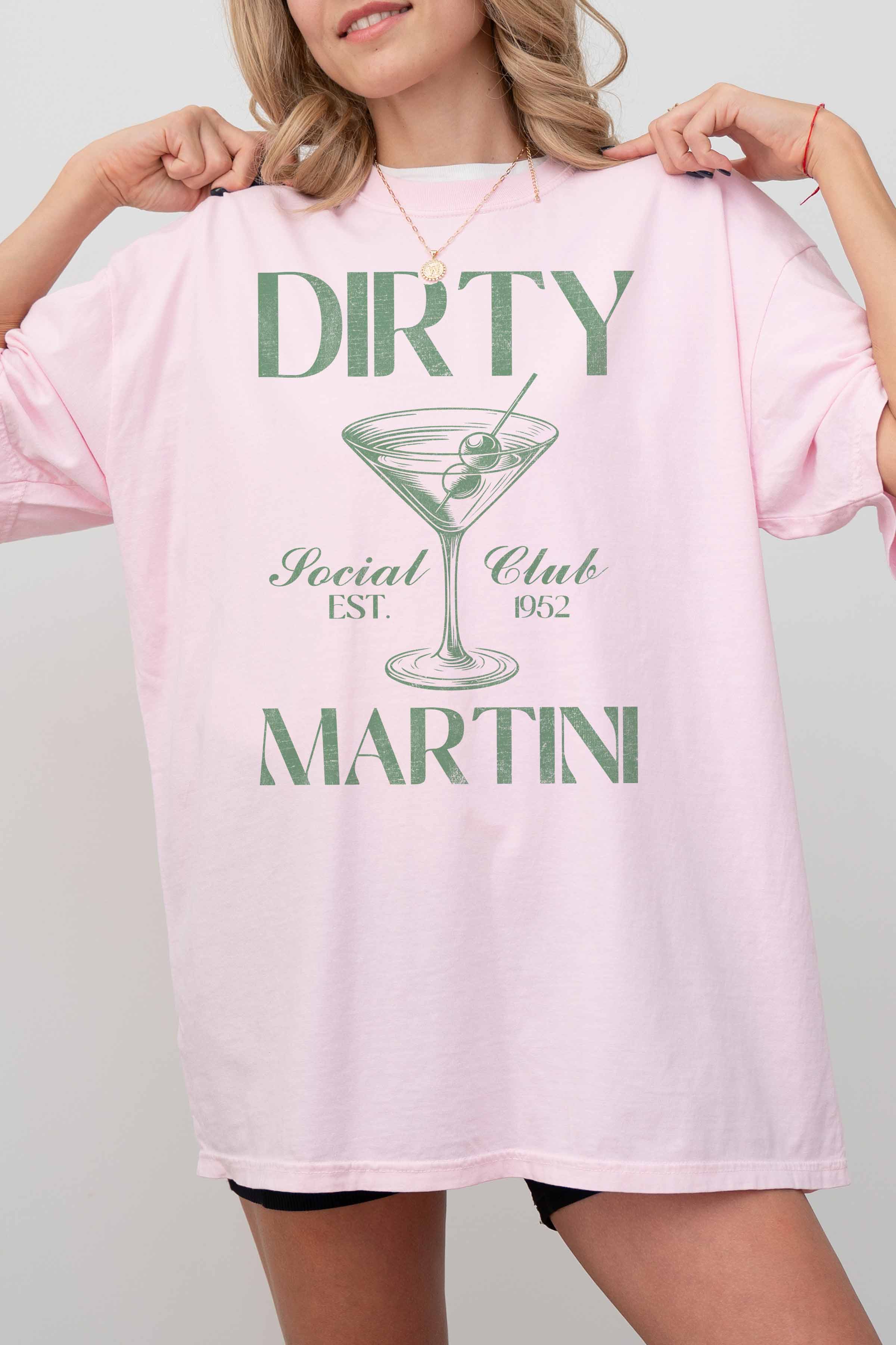 GOOD DAY STREET - Vendita all'ingrosso Tunica - Donna - [G1646X-OTS] -MAGLIETTA OVERSIZE CON GRAFICA DIRTY MARTINI1