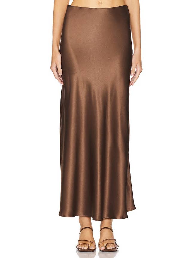 Rosa Clothing - Wholesale Skirt - Women's - Elegant long fishtail satin skirt