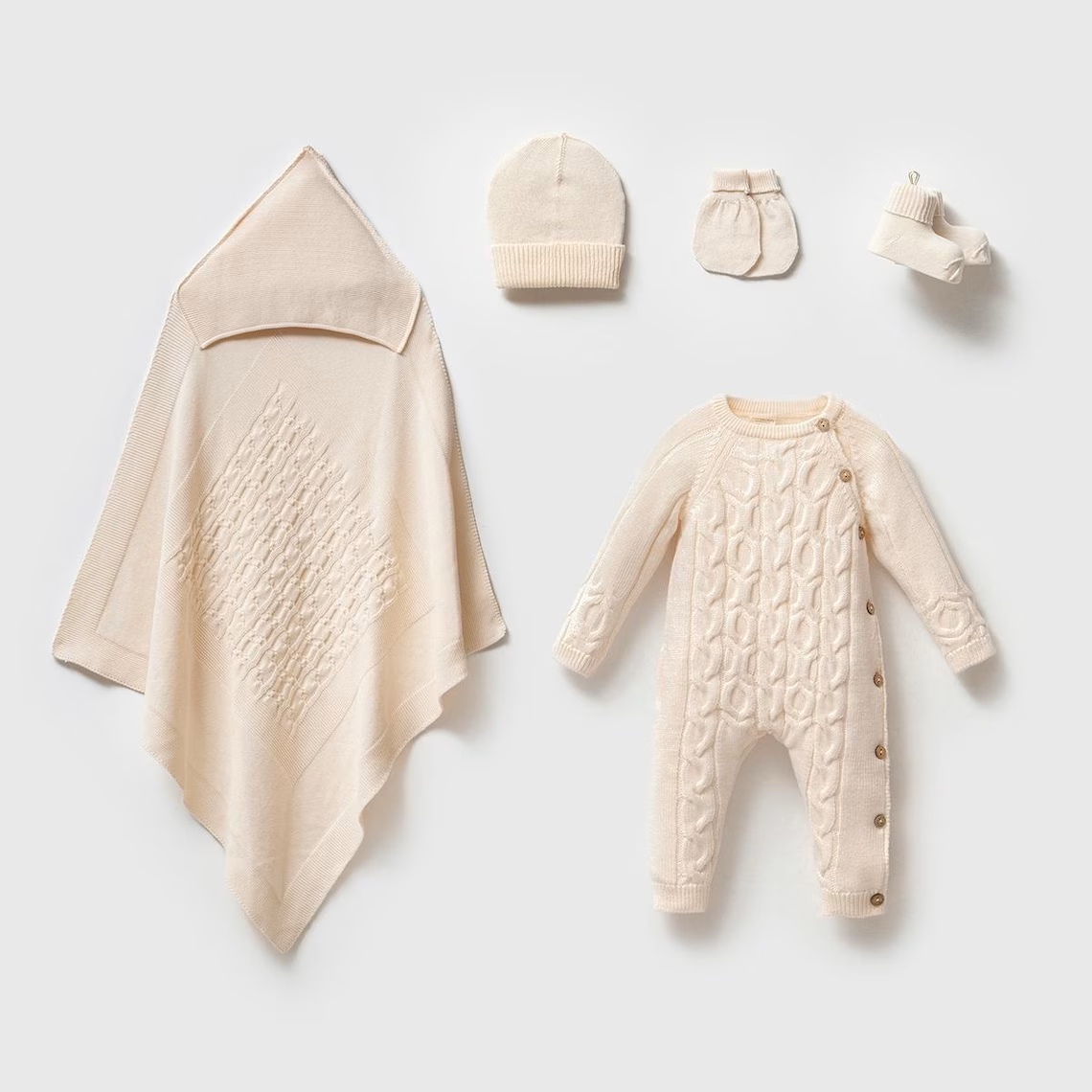 Nipperland - Wholesale Clothing Set - Baby - Knitted Newborn Baby Coming Home Outfit – 100% Cotton0