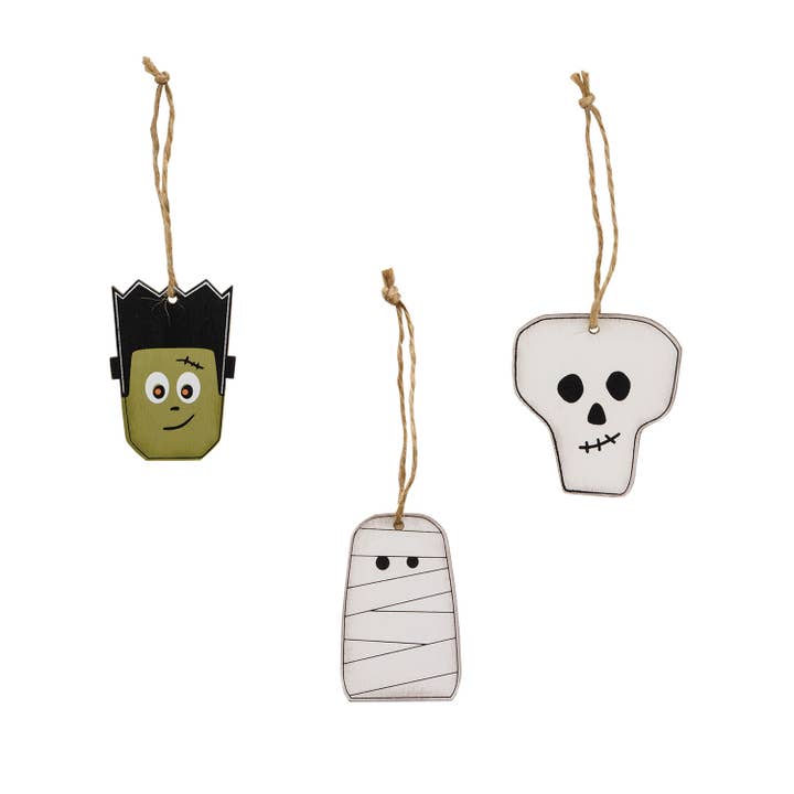 3/Set, Halloween-Ornamente „Monster Friends“ für den Großhandel von Col House Designs