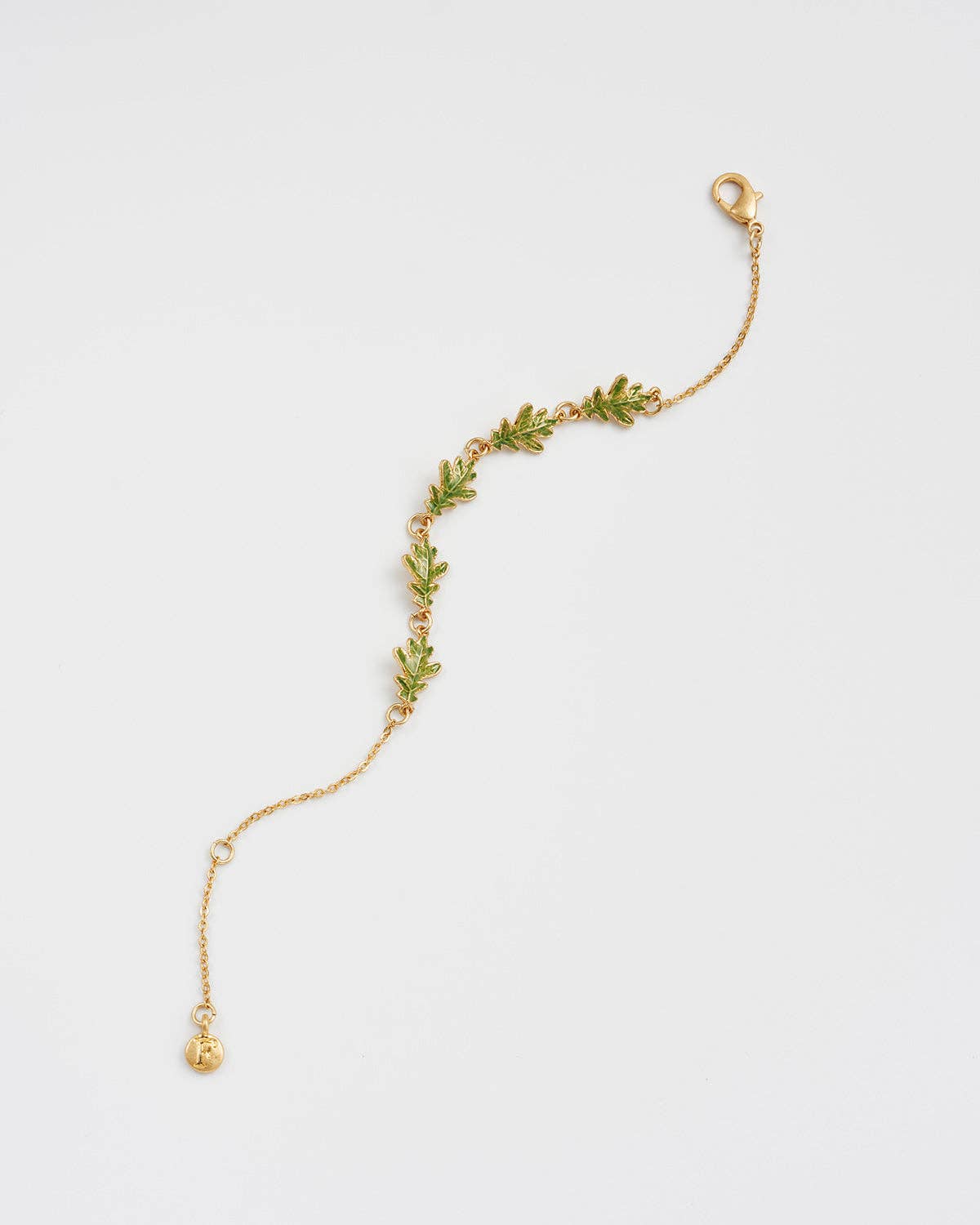 Fable England - Wholesale Charm/Dangle Bracelet - Oak Leaf Gold Bracelet1