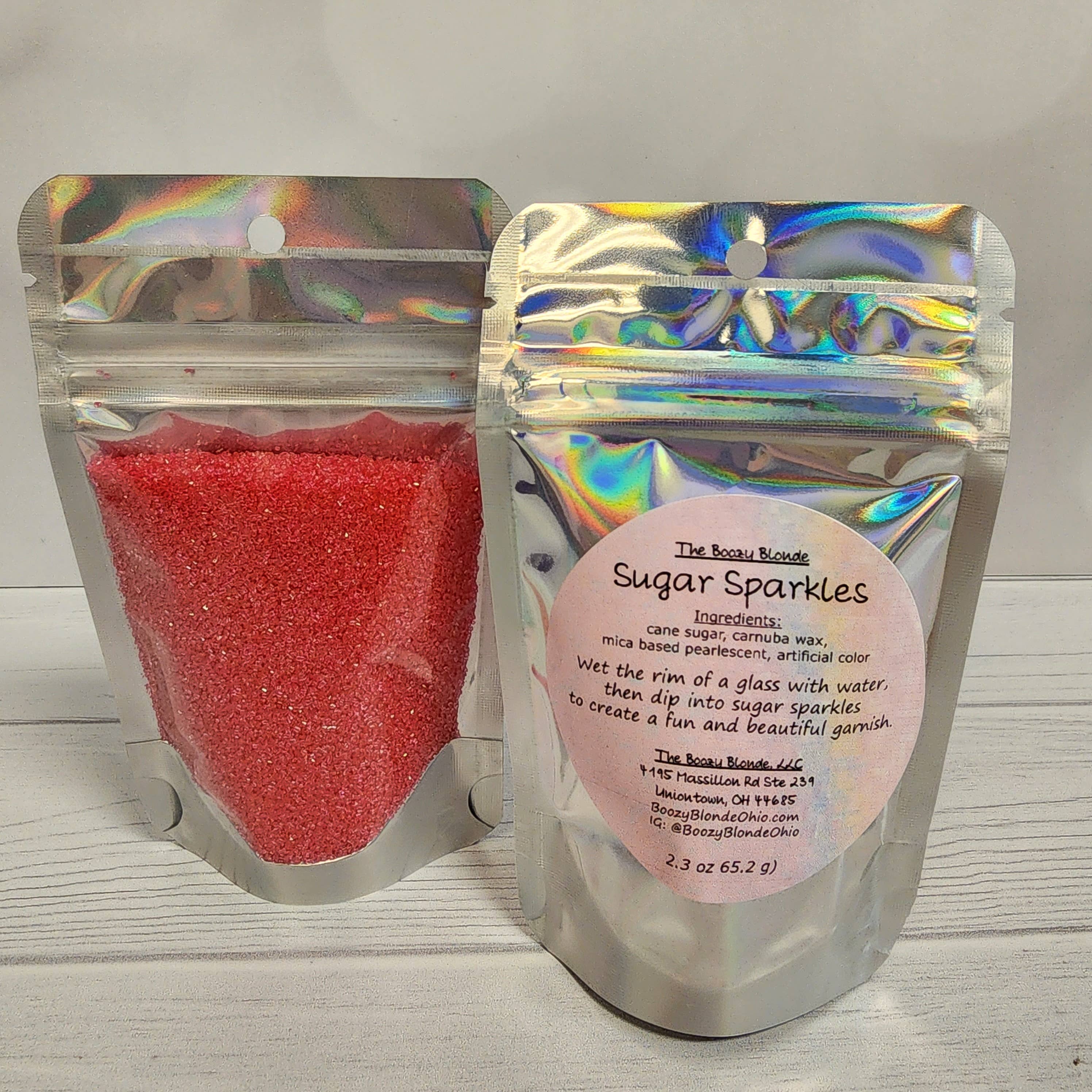 The Boozy Blonde - Wholesale Cocktail Mix/Syrup - Cocktail Garnish - Sugar Sparkles2