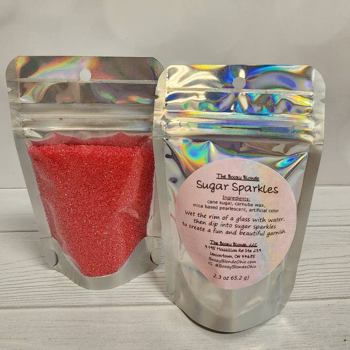 The Boozy Blonde - Wholesale Cocktail Mix/Syrup - Cocktail Garnish - Sugar Sparkles2