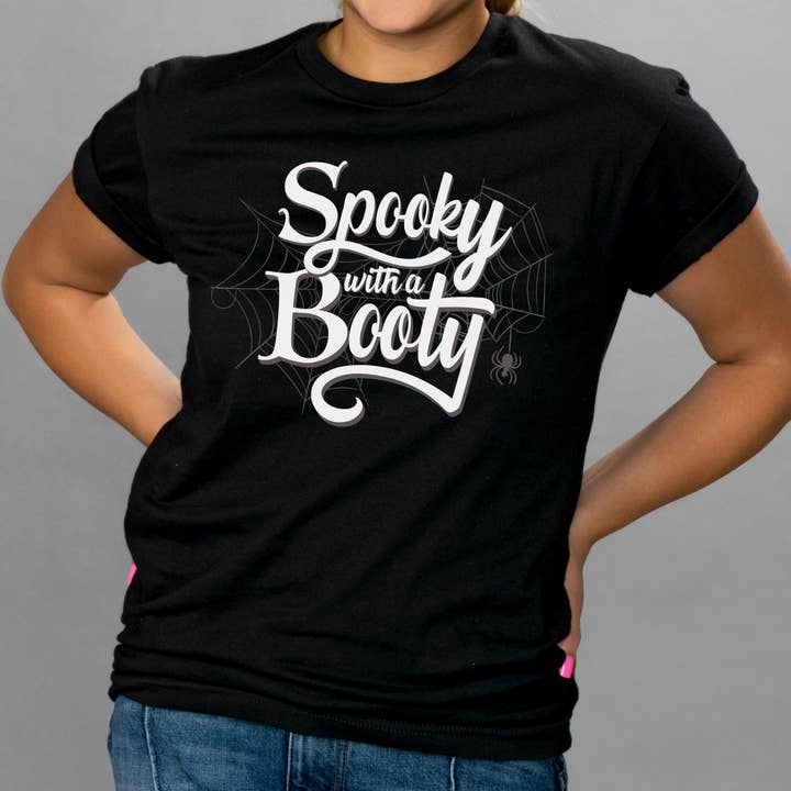 Spooky With A Booty Shirt for wholesale by femfetti