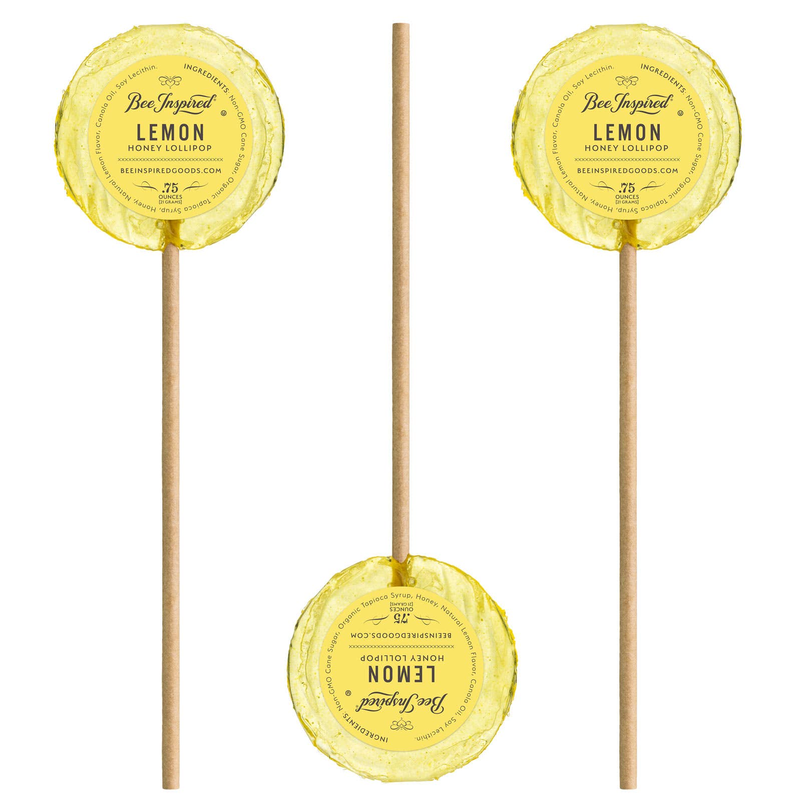 Bee Inspired - Wholesale Lollipop - Honey Lollipops - Handmade, Kosher Pops | Box of 501