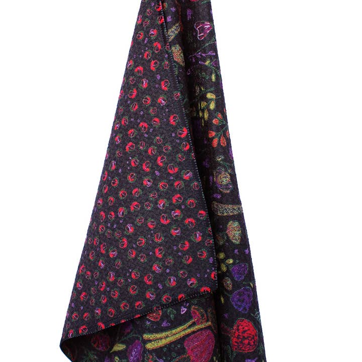 Flora and Fungi | two sided waffle towels for wholesale by ellembee gift