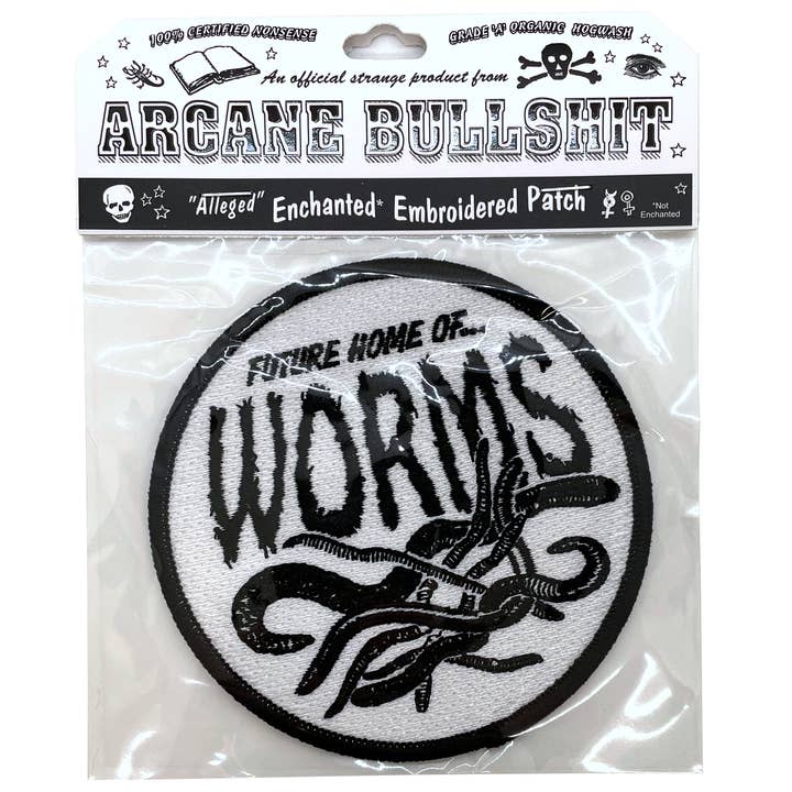 Arcane Bullshit - Wholesale Patch - "Future Home of Worms" Patch1