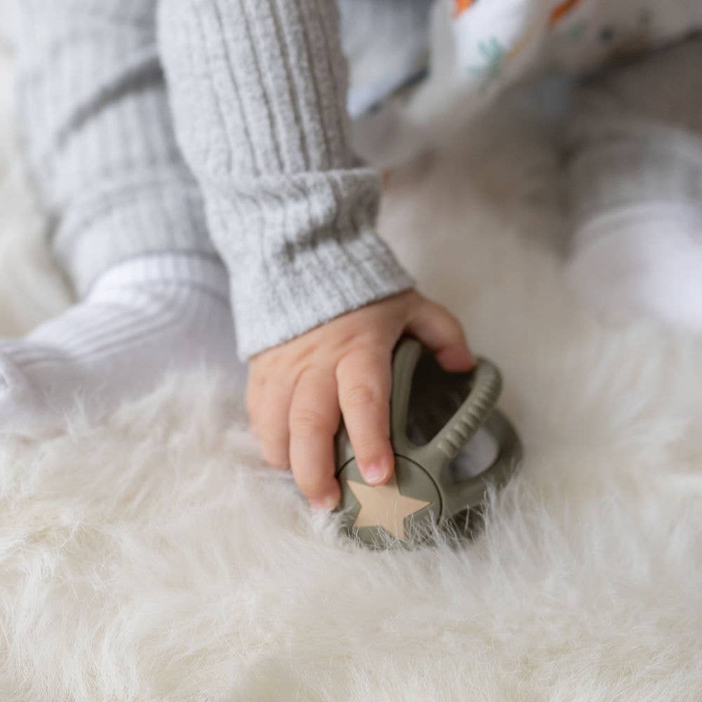 Ziggle Baby - Wholesale Teether (Not Clip-On) - Baby - Silicone Teether Ball grey2