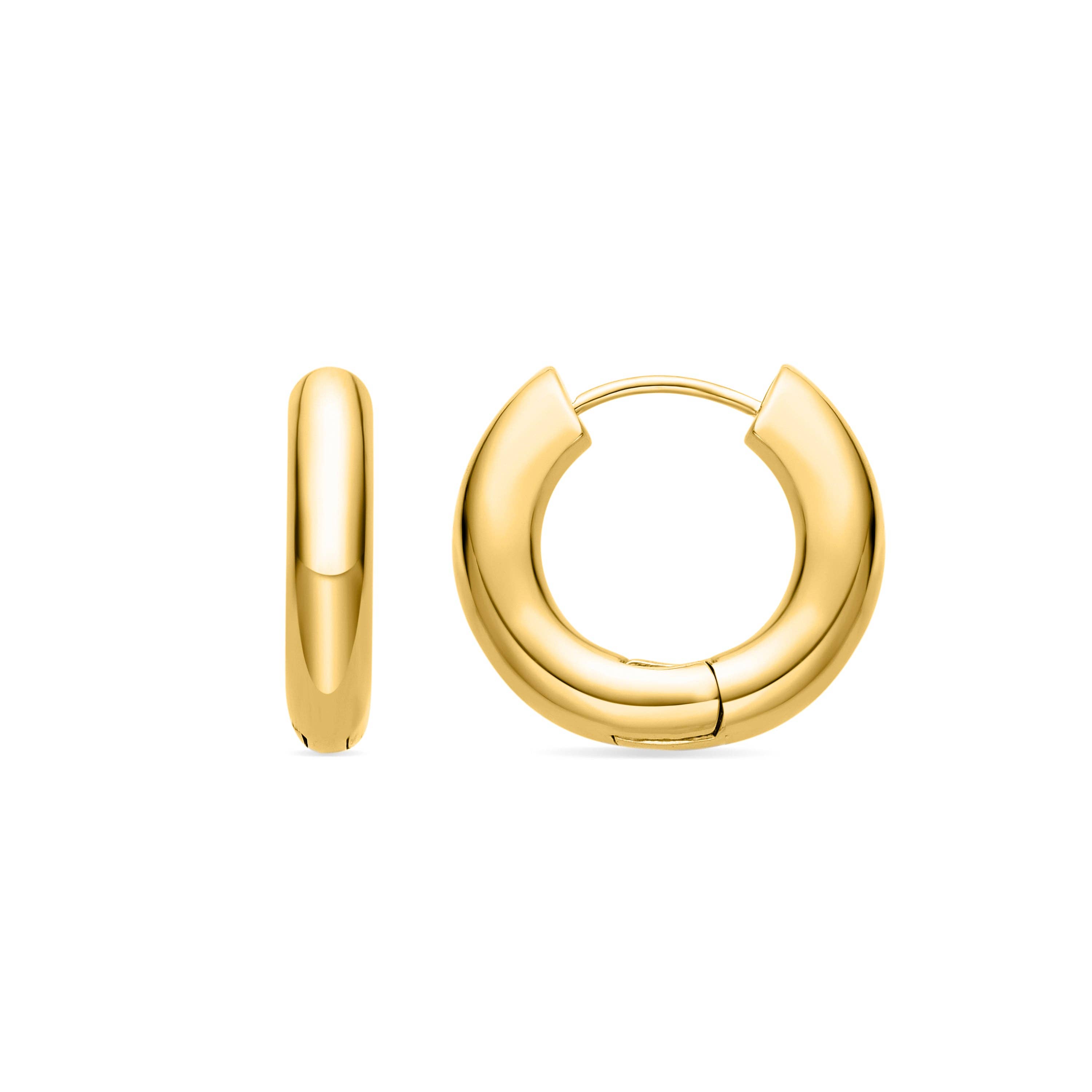 Luxenter - Wholesale Hoop Earrings - Pendientes acabado oro 18K - Saura0