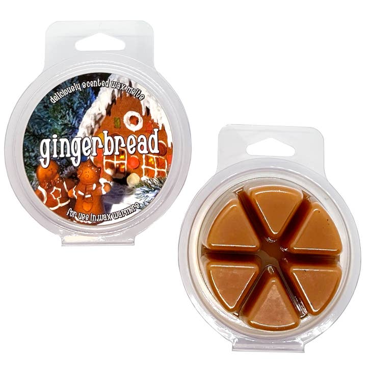 Gingerbread Round Clamshell Melts for wholesale by Classic Farmhouse Candles