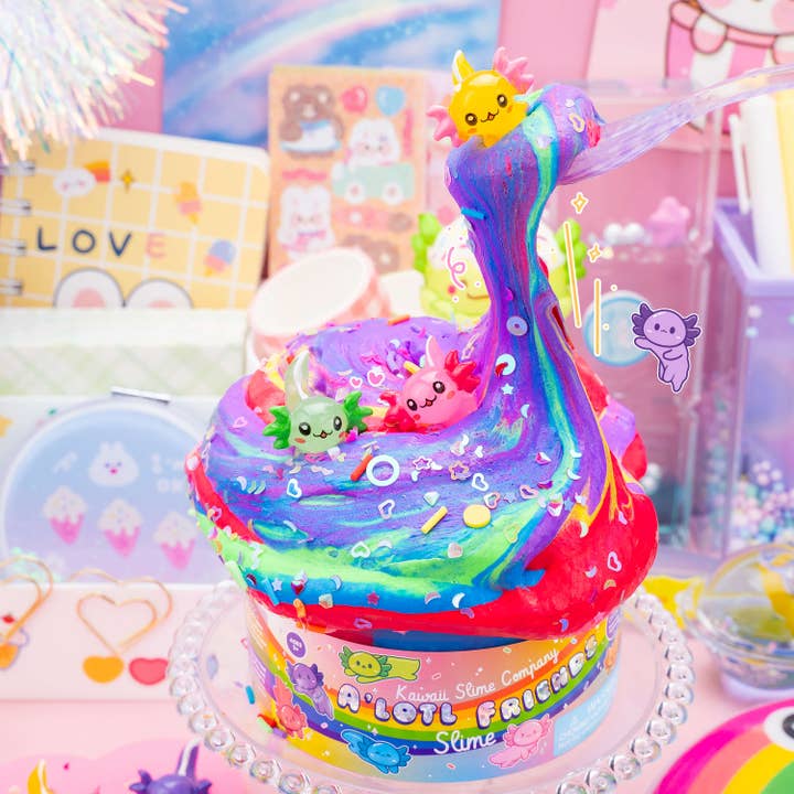 Kawaii Slime Company - Wholesale Putty/Slime - Kids - A'lotl Friends Butter Slime (4pcs/case)