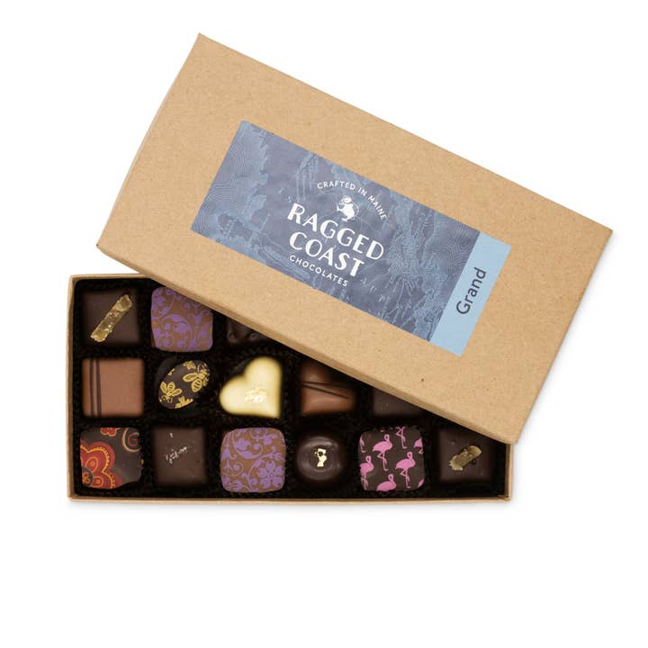 Ragged Coast Chocolates - Wholesale Chocolate Box - Grand Assortment of Milk and Dark Chocolate Truffles5