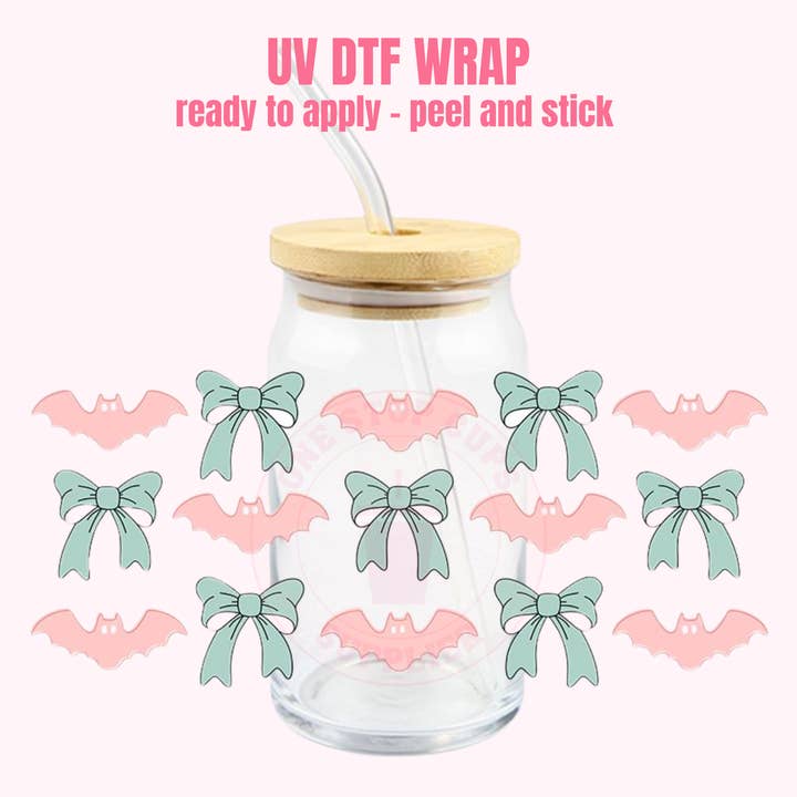 UV DTF Cup Wrap Halloween 205 for wholesale by One Stop Cups