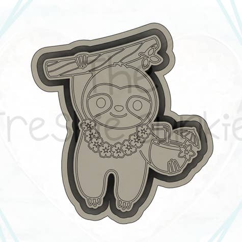 *NY UDGIVELSE* Hængende Sommer Dovendyr Duftfrisker Form for engroshandel hos The Freshie Junkie, LLC