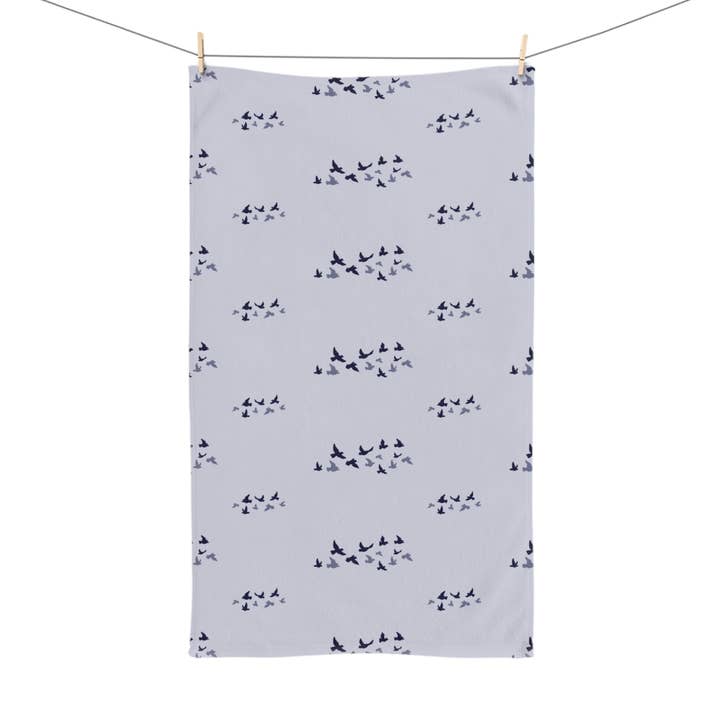Flying Flocks badhanddukar för wholesale av Fox & Willow Design Studio