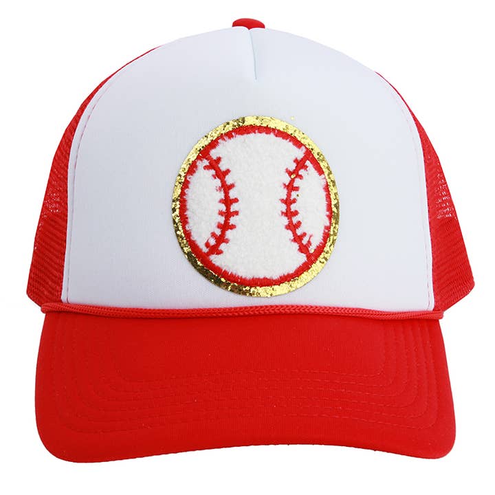 Baseball Trucker Hat for wholesale by Sparkle Sisters by Couture Clips
