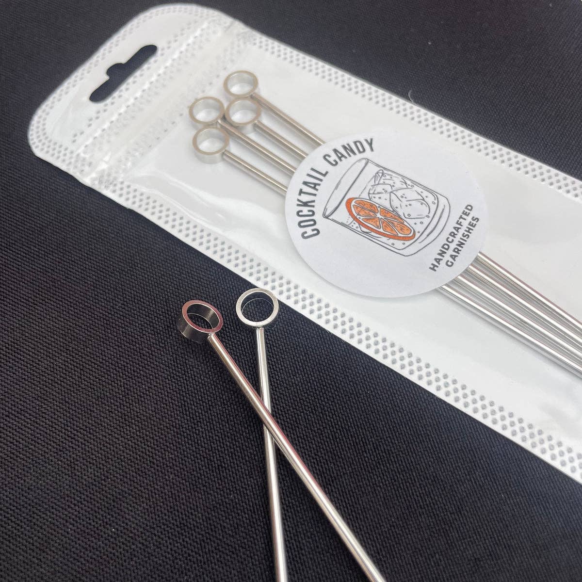 Cocktail Candy - Wholesale Cocktail Pick - Stainless Steel Cocktail Picks - 4 Pack by Cocktail Candy®2