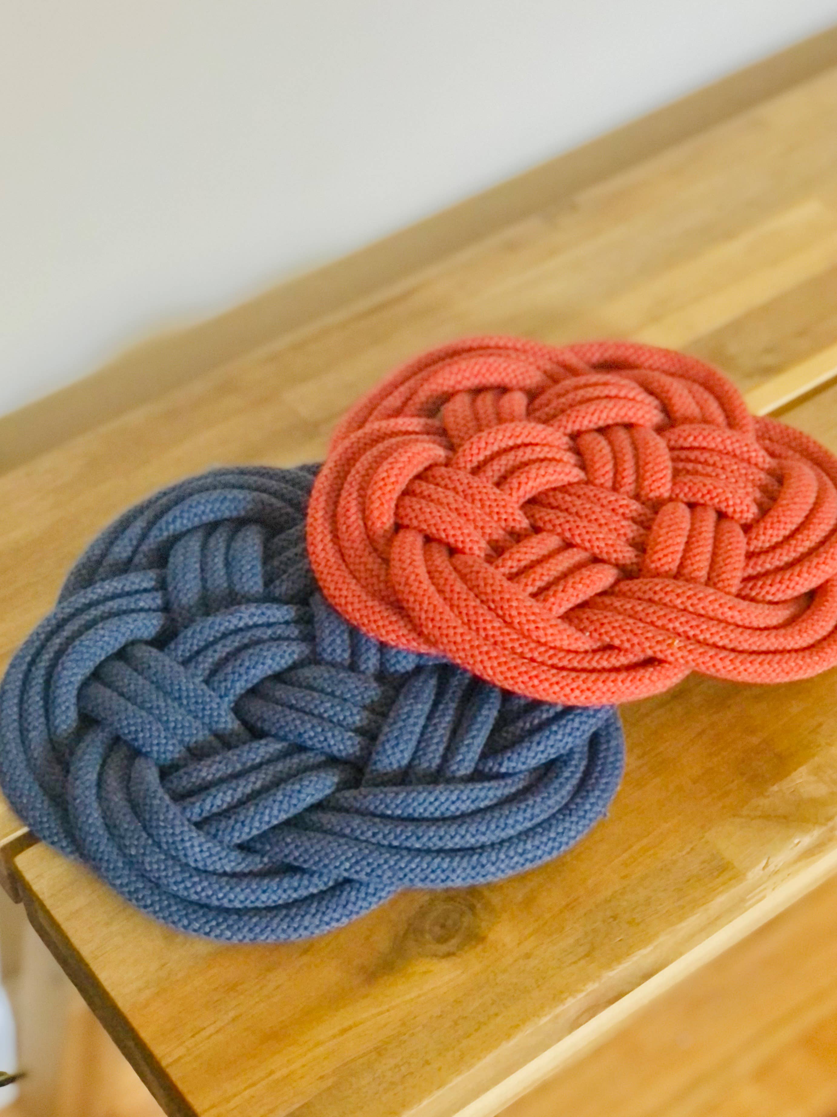 Make My Day Design - Wholesale Onderzetter - Kleurrijke touwonderzetter, Hot Plat Pad, Coastal Thump-mat4