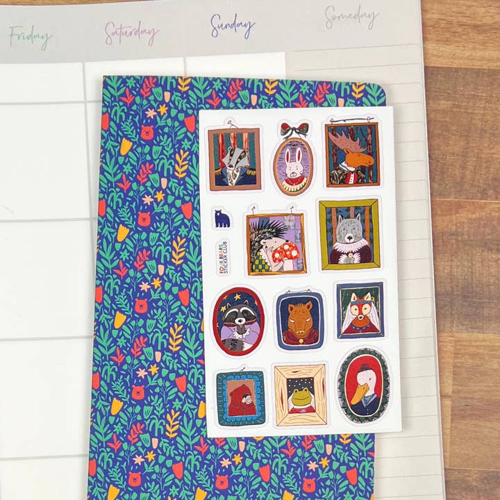 Four Bears Sticker Club - Wholesale Sticker - Animal Portraits3
