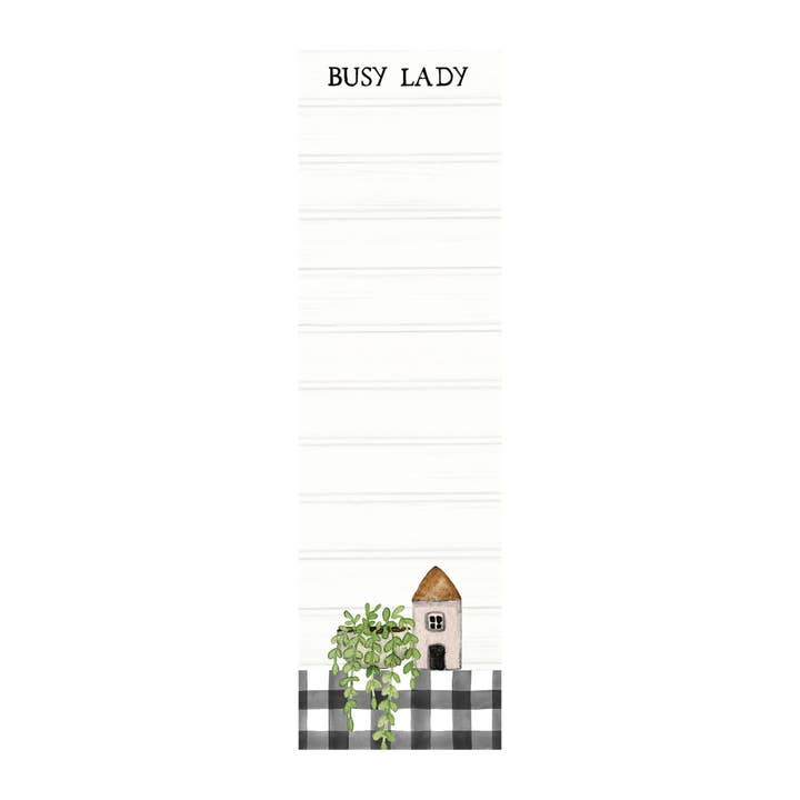 The Hearthside Collection - Wholesale Notepad - Busy Lady Notepad0
