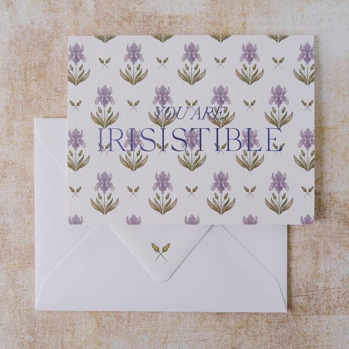 You Are Irisistible | Love | Anniversary | Greeting Card and other Purchase Wholesale work anniversary cards. Free Returns & Net 60 Terms on Faire trending on Faire.