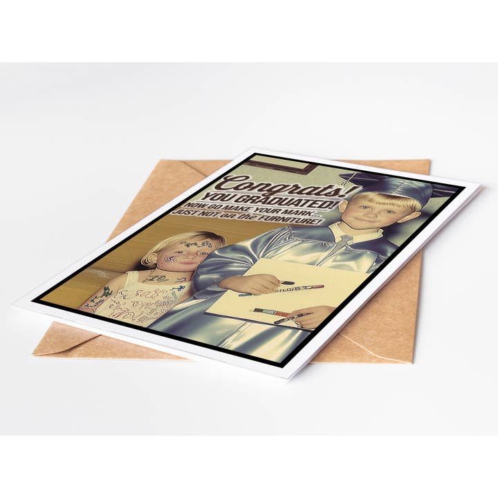 Greeting Cards by Katie Doodle & Gifts by Matchbox Card Co - Vendita all'ingrosso Biglietti di auguri per la laurea - Carte Divertenti, Carte Divertenti per la Laurea dell'Asilo, Regali 20255