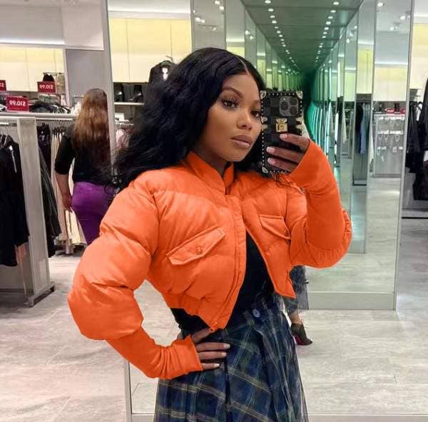 Flarix - Venta al por mayor Chaqueta - Mujer - abrigos casuales de invierno de color puro para mujer16